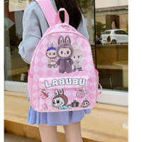 Balo Mẫu Giáo, Balo Đi Học Thêm Siêu Nhẹ Họa Tiết Labubu Dễ Thương Cho Bé Trai Bé Gái