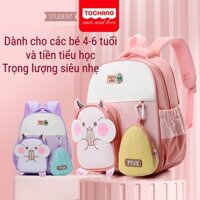 Balo mẫu giáo mầm non cho bé đi học đi lớp từ 3 4 5 6 tuổi hình hạt dẻ siêu nhẹ ToChang