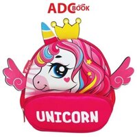 Balo Mẫu Giáo Smartkids Cute Pets Unicorn B019 Màu Hồng - Balo cho bé mầm non