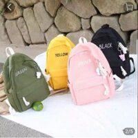 Balo màu thời trang kiểu teen (30x40cm -Ảnh Thật)