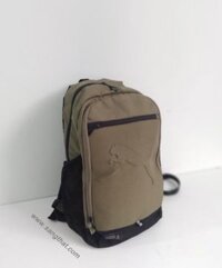 Balo màu xanh rêu bộ đội PUMA. Balo đẹp, sạch sẽ không bai màu.