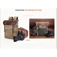 Balo máy ảnh Canvas Pretty boy backpack.