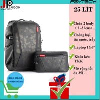 BALO MÁY ẢNH PGYTECH ONEMO BACKPACK 25L + TÚI ĐEO CHÉO SHOULDER (OLIVINE CAMO) + BÓNG THỔI BỤI