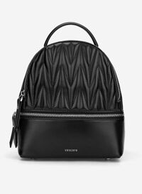 Balo may chần họa tiết nổi khối - BAC 0219 - Màu đen