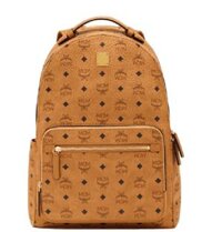Balo MCM Stark Backpack in Visetos 'Cognac'