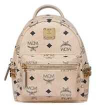 Balo MCM Stark Side Studs Bebe Boo Backpack 'Visetos'