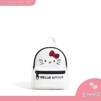 BALO MICKEY TRẮNG HELLO KITTY ZR CHO BÉ ĐI HỌC - ĐI MẪU  GIÁO BL55 EMMIT ( kèm ảnh thật)