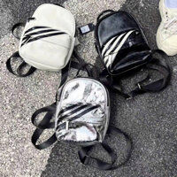 Balo Mini 3 Sọc Thời Trang - Balo Mini Size 18*22*9 - Balo Mini Thời Trang, Kiểu Dáng Thể Thao - Balo AnNa.Str