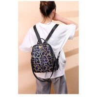 BALO MINI KIÊM TÚI XÁCH ĐI HỌC DU LỊCH NỮ KIM TUYẾN SẮC MẦU HÀN QUỐC  465 BL25