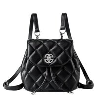 Balo mini nữ da bò thật dây rút-Balo thời trang nữ