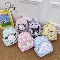 Balo Mini Nữ Đi Học Thời Trang Hình Con Gấu 2 Ngăn Kéo