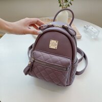 Balo mini nữ siêu dễ thương, màu tím nhẹ nhàng siêu đẹp BMV0409