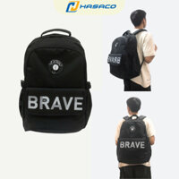 Balo nam [BRAVE] học sinh đi học nhiều ngăn balo thời trang chống nước Hasaco đựng laptop 15.6 inch