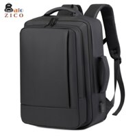 Balo Nam Công Sở Vải Chống Thấm Đa Chức Năng Ngăn Rộng Đựng Laptop 15Inch Có Cổng Sạc USB - B508