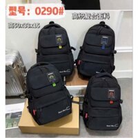 Balo nam đen vải dù xịn mã 0290