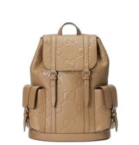Balo Nam Gucci Jumbo GG Backpack 'Taupe'