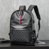 Balo Nam Nữ Đi Học Kẻ Đỏ Xanh In Caro Balo Thời Trang