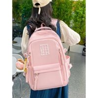 Balo nam nữ học sinh đi học nhiều ngăn balo thời trang chống nước Hasaco-B6866 đựng laptop 15.6 inch