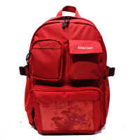 Balo nam nữ thời trang Hàn quốc BEE GEE 114 chống thấm nước dày dặn và chống shock laptop tốt  balo 3 hộp trước  - Đỏ