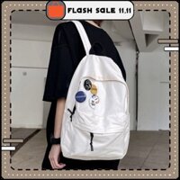 Balo nam nữ ulzzang, balo nam chống nhăn, trơn kèm Sticker thể thao đựng laptop đi học đi làm hàng Quảng Châu | BL003