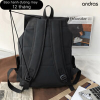 Balo nam nữ unisex đi học cao cấp đựng vừa laptop , Ba lô chống nước cặp sách nam nữ mini nhỏ gọn màu đen -MUEBL