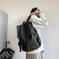Balo nam nữ unisex đi học cao cấp đựng vừa laptop , Ba lô chống nước cặp sách nam nữ mini nhỏ gọn màu đen -NAZA8