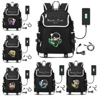 Balo nắp ngang in hình ATTACK ON TITAN ĐẠI CHIẾN TITAN mẫu mới thiết kế thông minh đi học cho nam nữ M2