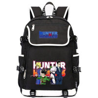 Balo nắp ngang in hình Hunter × Hunter Thợ săn tí hon anime chibi cặp sách nam nữ đi học