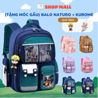 Balo Naruto chống gù đi học trẻ em dễ thương, balo nam nữ dung tích lớn, túi học sinh giảm gánh nặng