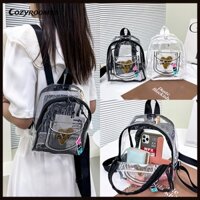 Balo Nhựa PVC Trong Suốt In Chữ Thời Trang Cho Nữ - Hàng mới về