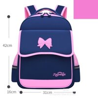 Balo nơ cao cấp cho bé gái đi học cấp 1, 2 tiểu trung học từ lớp 3- 7, cặp sách học sinh chống gù chống thấm nước
