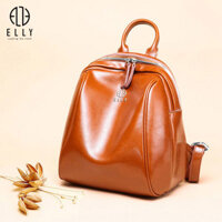 BALO NỮ CAO CẤP DA THẬT ELLY  EB20 - Màu Nâu