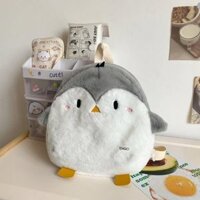 Balo nữ chim cánh cụt dễ thương, túi đeo chéo đi chơi xinh xắn IDIGO FBP6 - 3397