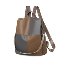 Balo nữ chống trộm DA cao cấp phong cách mới  BLNN9043 - Xám