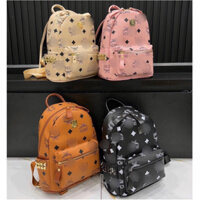 Balo nữ da cao cấp thời trang, ba lô đi học đi làm đẹp quảng châu (clip thật)