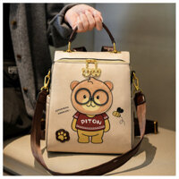 Balo nữ da mềm chuẩn from beibaobao kèm dây đeo vai đa năng hàng quảng châu cao cấp T740