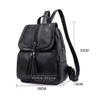 Balo Nữ da PU cao cấp màu đen