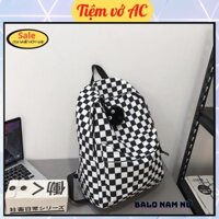 Balo nữ đi học đi du lịch chống thấm nước kẻ caro BL19
