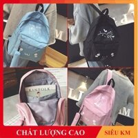Balo Nữ Đi Học [Nhiều Mẫu Màu] Vải Canvas Phong Cách Hàn Quốc , Balo Đi Học Nữ Thời Trang Nữ Cực Cá Tính-BL3