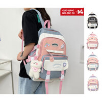 Balo nữ đi học thời trang Hàn Quốc, túi, cặp sách đẹp hàng cao cấp dễ thương