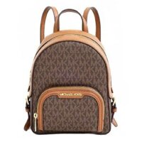 Balo Nữ Michael Kors MK Jaycee Mini Logo Backpack Brown