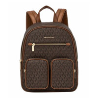 Balo Nữ Michael Kors MK Jet Set Item Medium Pocket Backpack Brown
