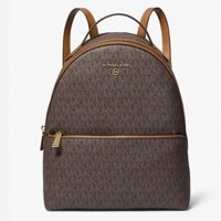 Balo Nữ Michael Kors MK Sheila Medium 35F3G6HB6B Brown Logo Backpack