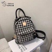 Balo nữ mini balo thời trang caro mảnh đồng mẫu nới hót trend 2022