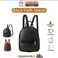 Balo nữ mini cao cấp Hanama Miu1 Da PU tổng hợp LORENZO
