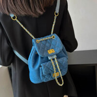 Balo nữ mini chất jean dây rút trẻ trung năng động