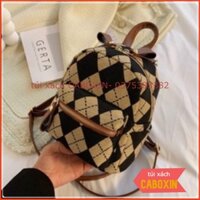 balo nữ mini trần ô trám