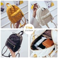 Balo nữ mini vân quả trám siêu hot TT 52