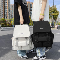 Balo nữ nam đi học thời trang Hàn Quốc có thể đựng laptop, Cặp học sinh cấp 1 2 3  siêu nhiều ngăn_ BL07