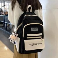 Balo nữ nam thời trang đi học, đi chơi. Balo Mini đi học túi cặp xách phong cách ulzzang Hàn Quốc phối màu ( balo lẻ study)